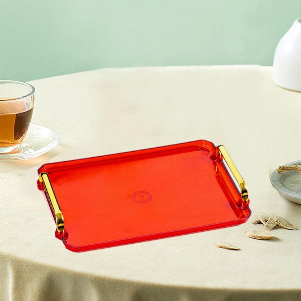 Elegant Bathroom Serving Tray, Modern Vanity Tray