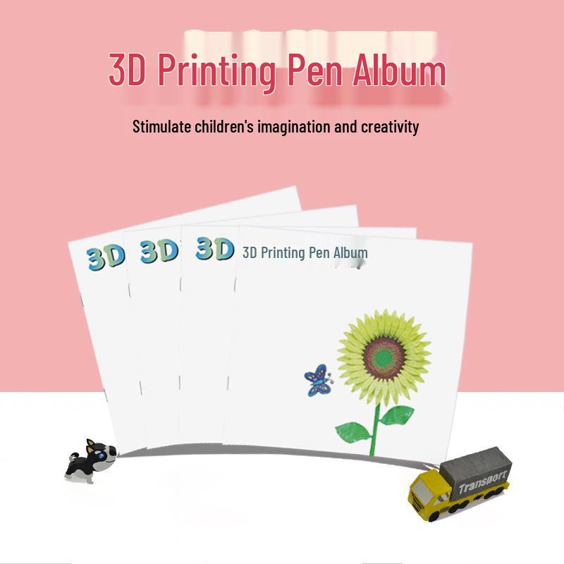 Children's 3D Printing Pen: Low-Temperature Battery-Powered DIY Art & Doodle Toy