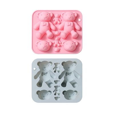 Soap Molds Bear for Making Gumpaste Chocolate Dough Gift Cake Decorating Tools Molds Gift