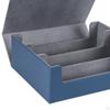 2 Pieces Card Deck Box Sport Cards Display Magnetics Closure with 8 Dividers Collectible