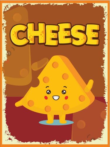

Metal plaque vintage retro style Cheese Classic tin door sign FoodAluminum 20x30cm（7.8x11.8inch）