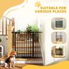 Adjustable Safety Gate W/ One Extensions, Four Adjustable Screws, Black