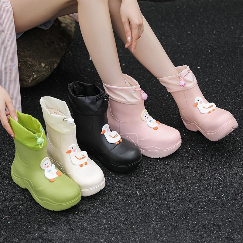 Women's Thick-soled Non-slip Outdoor Fashion Rubber Boots