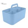 Stackable Desk Organizer Storage Box with Handle Large Capacity Multiple Compartments Pencil Holder Caddy Organizer