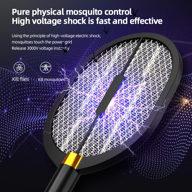 USB Powered UV Light Electric Mosquito Killer Lamp 3000V DC for Mosquitos Flies Moths Flying Insects Control Fly Swatter Trap
