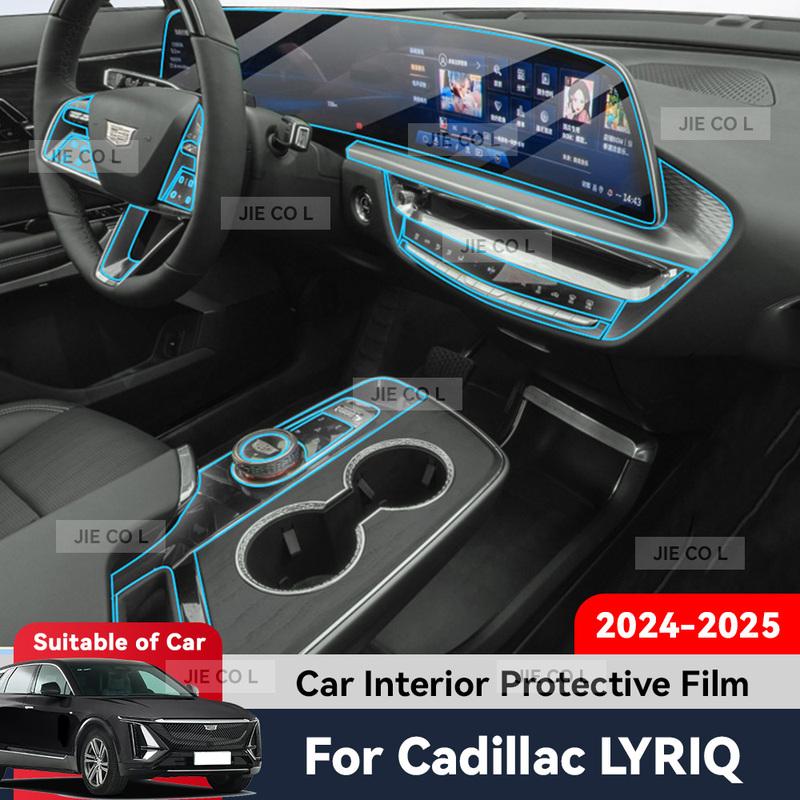 Auto Central Control Screen TPU Navigation Anti Scratch interior Protection Film GPS Navigation For CADILLAC LYRIQ 2024 2025