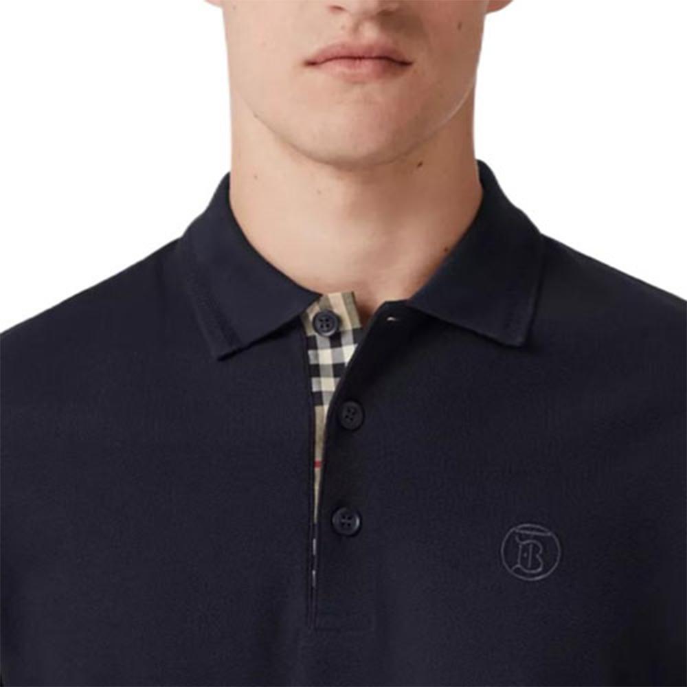 Burberry FW22 Polo Shirt Men's Dark Blue 80602891