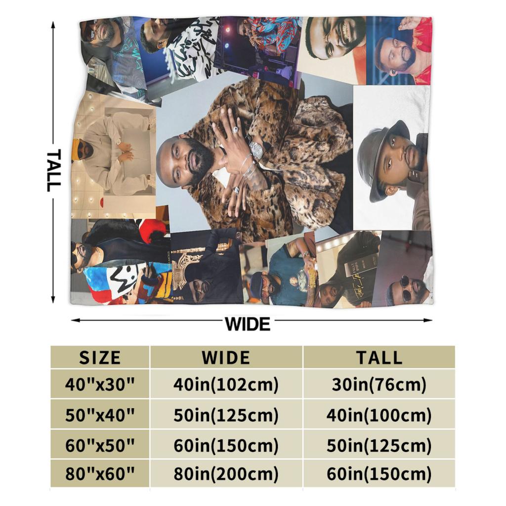 Fally Ipupa Congolese Singer Super Soft Blanket Kids Plush Throw Blanket Print Living Room Flannel Bedspread Sofa Bed Cover