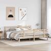 VidaXL Bed Frame with Headboard Without Mattress 180x200 Cm 3306118