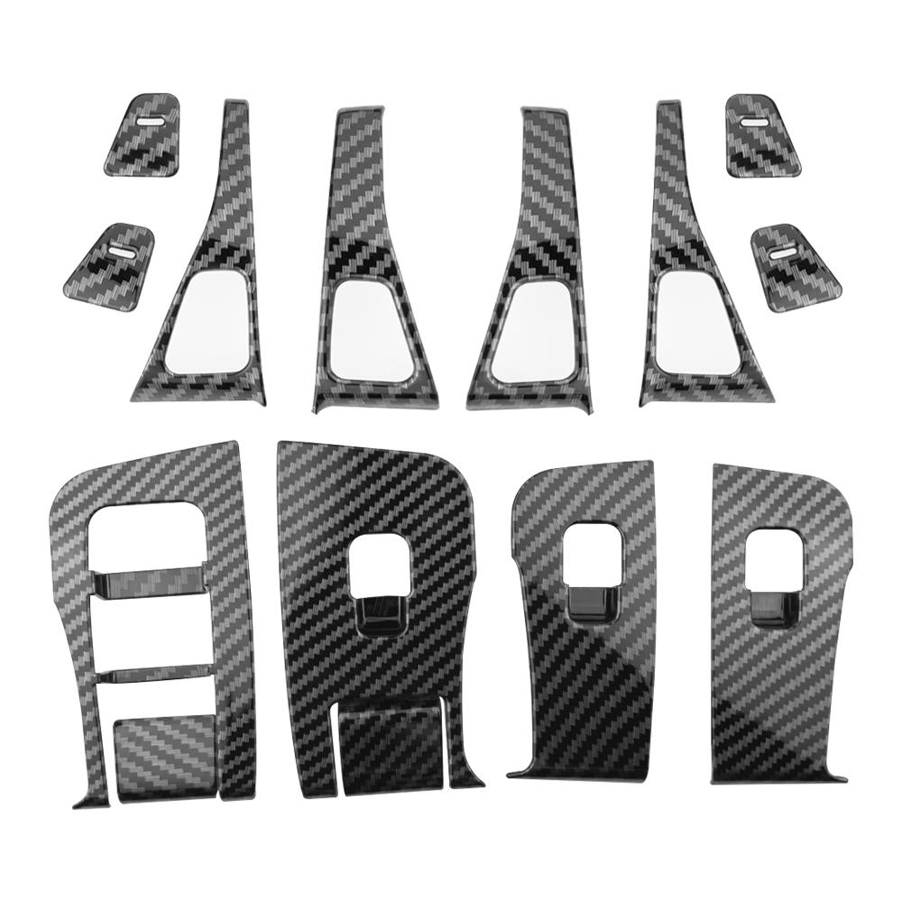 For Tesla Model 3 Model3 2017 2018 2019 2020 2025 2025 2025 Window Lift Panel Cover Decoration Sticker Trim Accessories