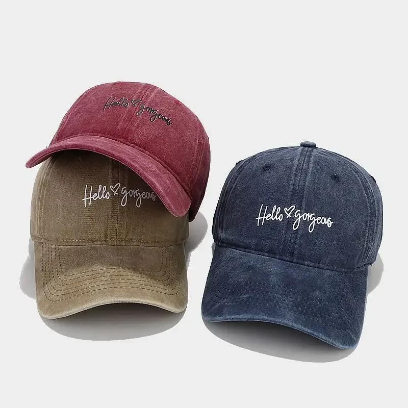 Spring and Summer Cotton Letter Print Casquette Baseball Cap Adjustable Outdoor Snapback Hats for Men and Women 257