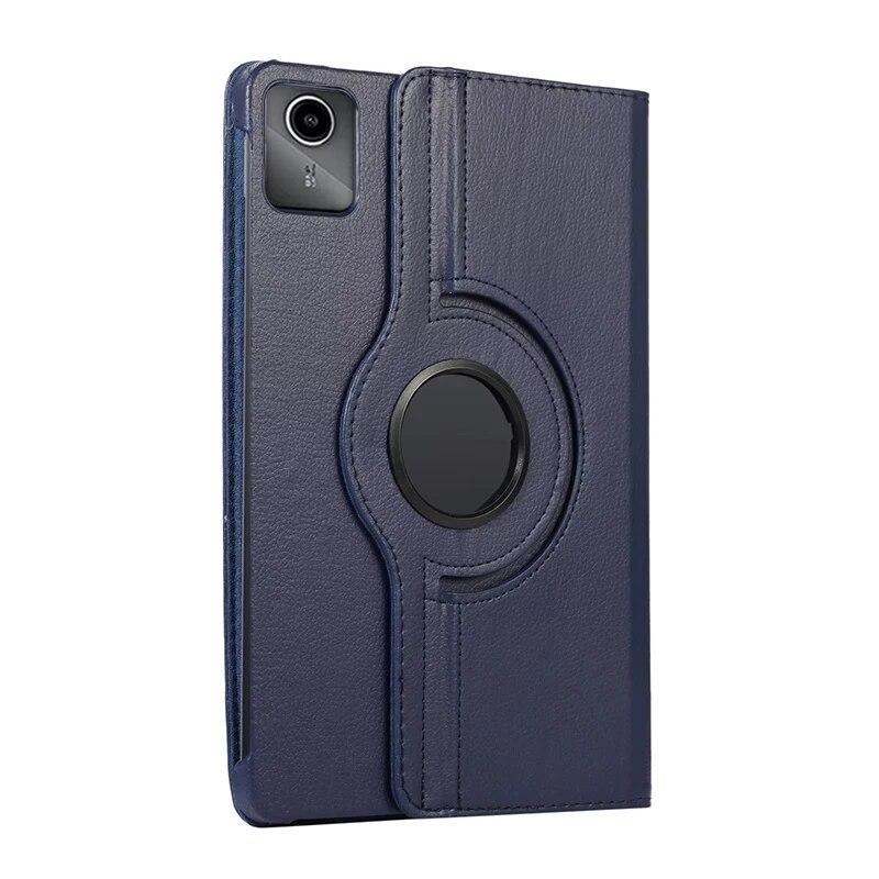 

Чехол для Lenovo Xiaoxin Pad 2024 TB331FC, 11 дюймов, вращающийся на 360 градусов чехол-книжка из искусственной кожи для Lenovo Tab M11 TB330FU, чехол Tab M11 11 inch темно-синий