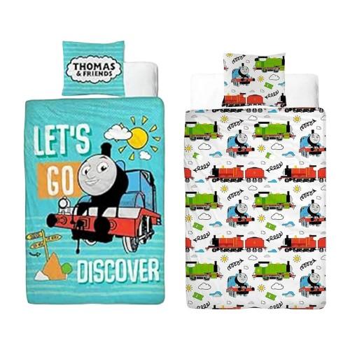 Thomas & Friends Childrens/Kids LetÂ´s Go Discover Reversible Duvet Set