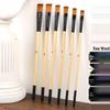 Children's 6-Piece Nylon Bristle Paintbrush Set for Watercolor, Gouache, Acrylic, and Oil Painting