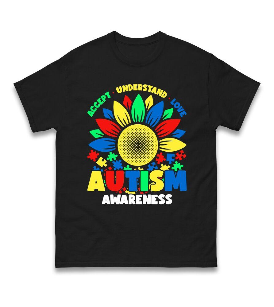 Autism Awareness T Shirt Autism Awareness Support GIft Love Man Woman Unisex Fashion Summer Shortsleev Sweatshirt Clothes Tees