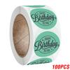 100-500 Stück Niedliche Happy Birthday Aufkleber 2,5 cm/1 Zoll Kindergeburtstagsparty Geschenkversiegelung Dekorationen Grußkarten Etiketten