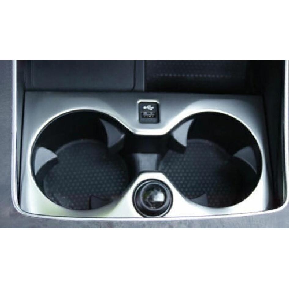 For BMW X5 G05 ABS Chrome Cover Trim Seat Central Console Water Cup 2019-2022