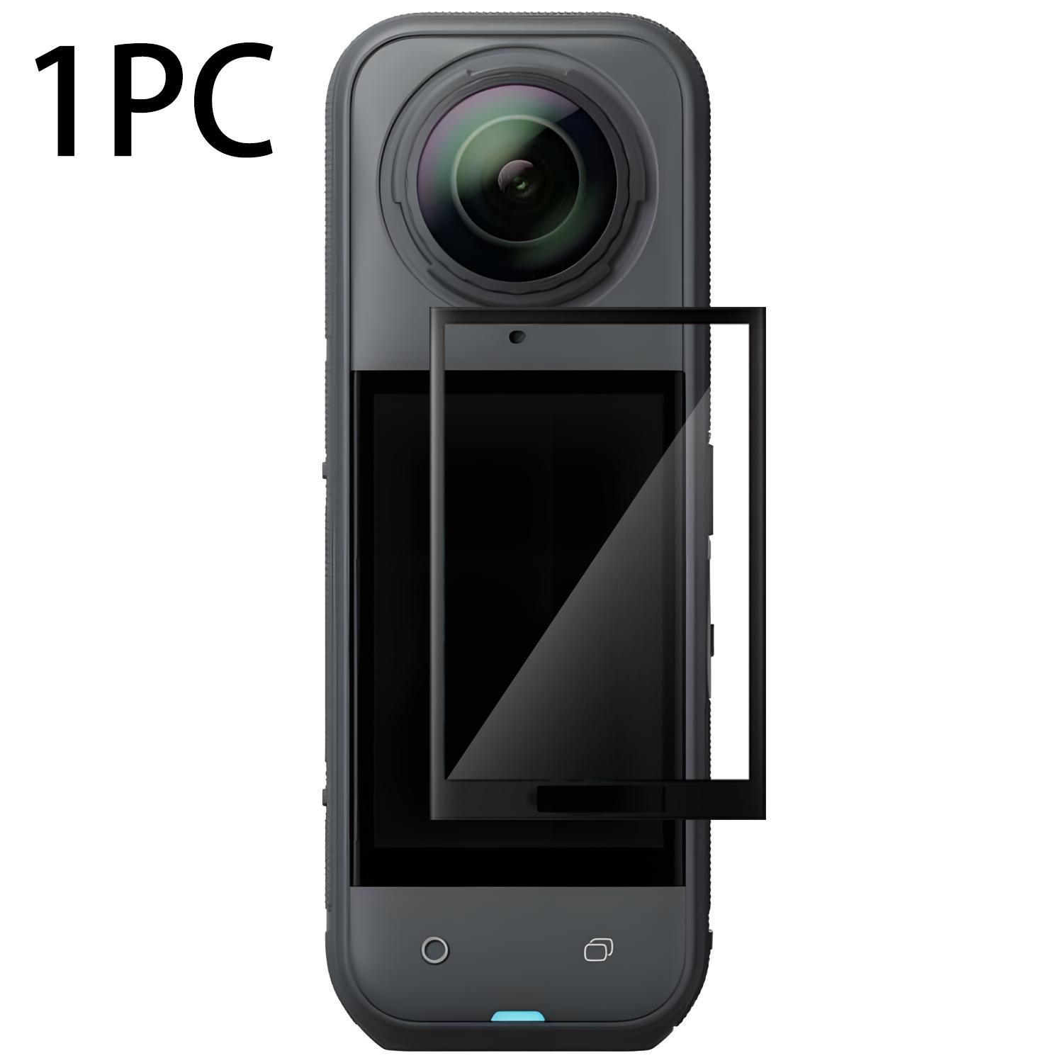 

5in1 for Insta360 X5 Optical Glass Rotating Lens Camera Protector Screen Protector Kit HD Anti-scratch Films for Insta 360 X5