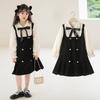 Emfay Long Sleeve Perfect for Entrance and Casual Girls' Dress, Ceremonies, Graduations, Recitals, Weddings, (130)