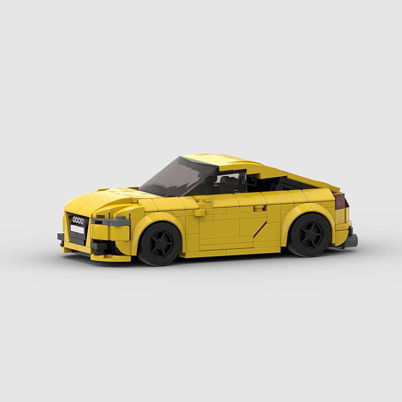 MOC Car City Speed Vehicle Super Car Rally Building Blocks Bricks Set Ornament Diy Consturction Toys For Kids Adults