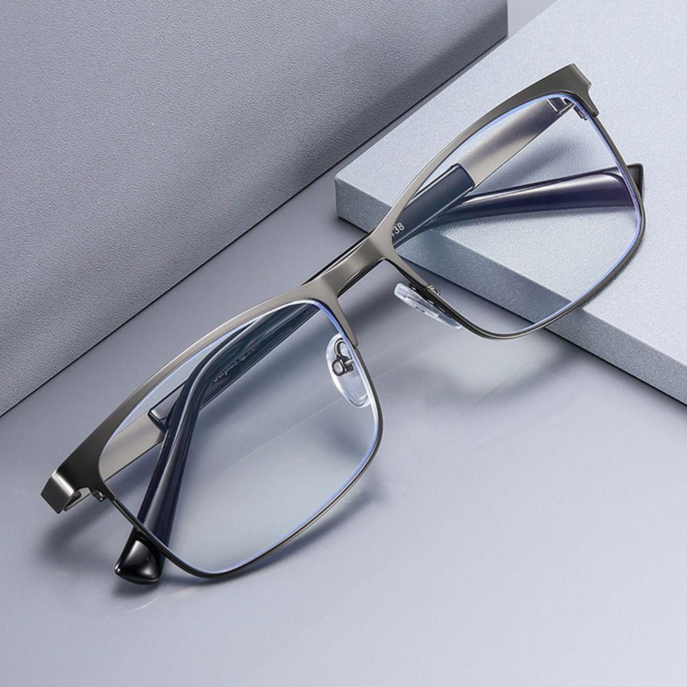 

Simple Classic Vintage Business Reading Glasses Eye Protection Ultra Light Glasses Anti-Blue Light