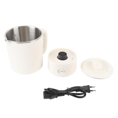 Portable Electric Kettle Food Grade Stainless Steel 600ML Foldable Tea Coffee Kettle with 2