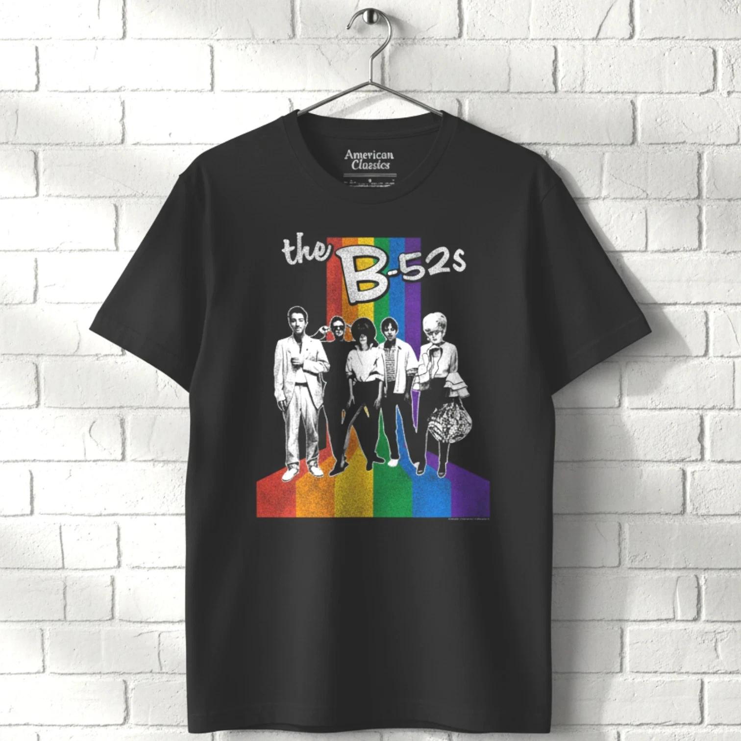 B52s Rainbow Road Men s T Shirt M