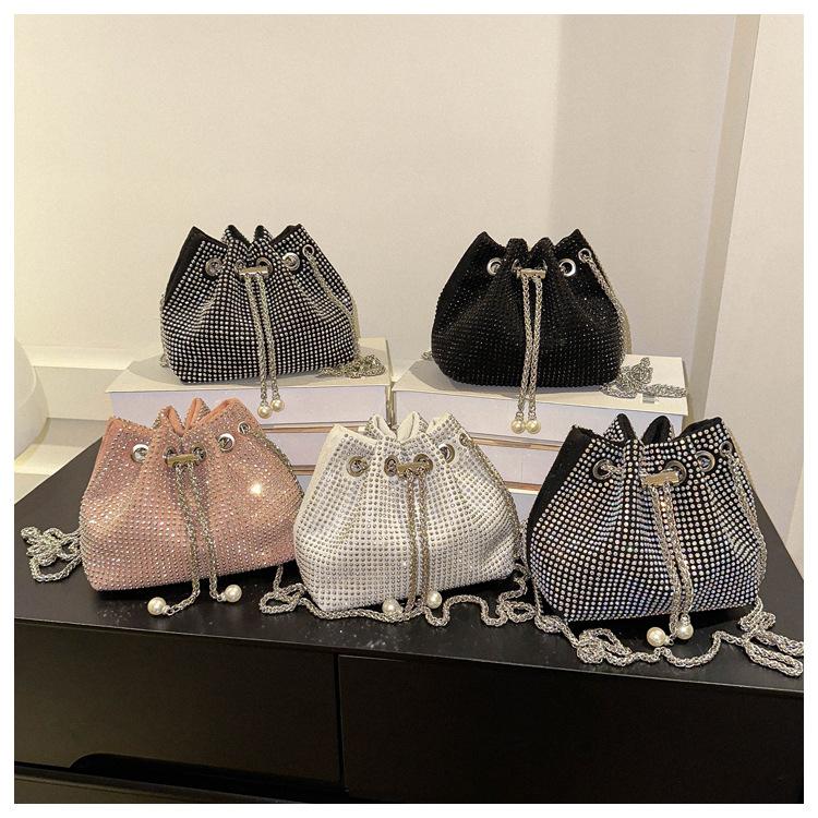 Shoulder Crossbody Handbag Ladies Fashion Casual Versatile Bucket Shape