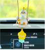 New Car Pendant Swinging Duck Interior Rearview Mirror Decorative Products New Car Pendant Internet Celebrity Duck Car Pendant