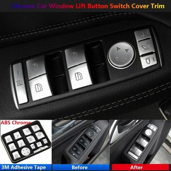 For Mercedes Benz W212 W204 W176 W246 W166 C117 C218 Window Switch Buttons Cover