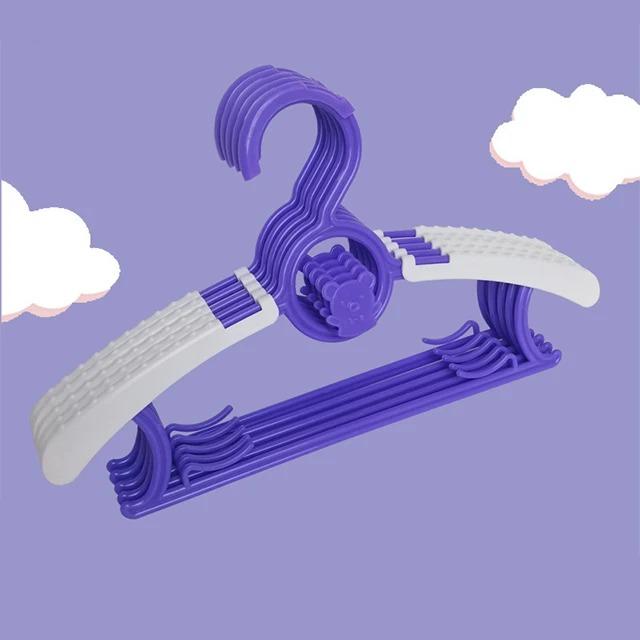 Baby Coats Rack Non-slip Baby Clothes Hanger Adjustable Storage Hangers Cute Kids Clothes Organizer Closet Children