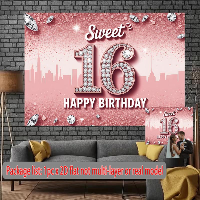 Party Backdrop Flat Sweet Photo Booth Decor Front Door Decor