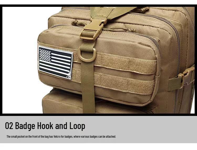 Taktischer 3P Rucksack mit großer Kapazität für Outdoor, Militär, Bergsteigen, Radfahren, Sport und Camping