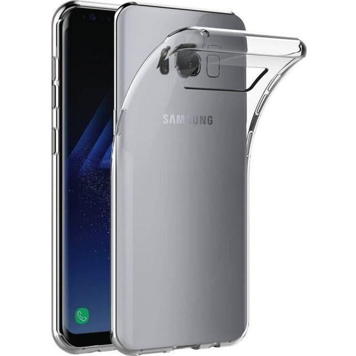 Coque - Samsung - Galaxy S8 - Silicone - Transparente - Souple