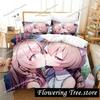 Kawaii Pipkin Pippa Bedding Set Single Twin Full Queen King Size Bed Set Adult Kid Bedroom Duvet Cover Sets Anime Bed Sheet Set