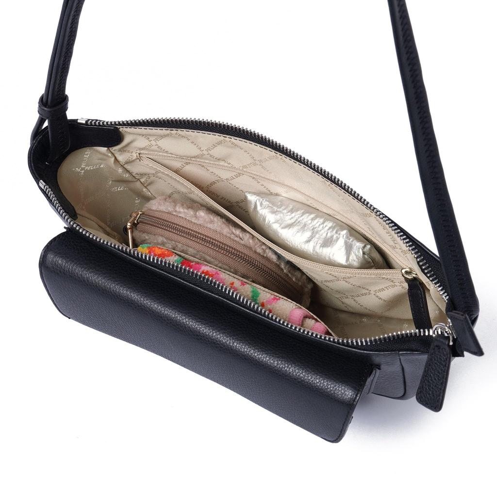 Schultertasche 6704 Schwarz [Pereborsa] (BL)