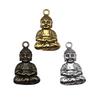 Buddha Statues Charms Multi Color Alloy Pendants For Spiritual Zen Jewelry Making