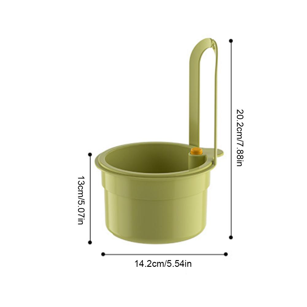 Creative Faucet Hanging Filter Basket Detachable Openable Bottom Cover Kitchen Garbage Filter Quickly Drain Dry-Wet Separation