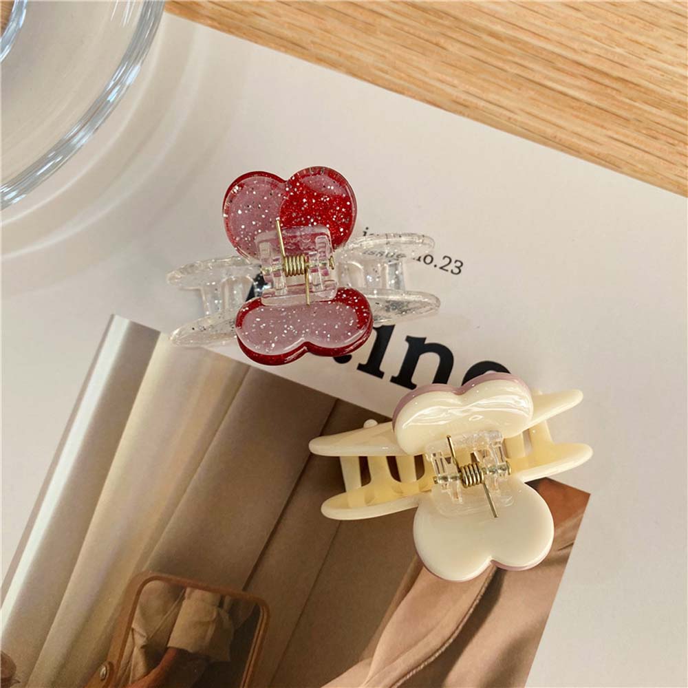Cute Simple Fashion Love Girls Women Hairpin Barrette Hair Claw Acrylic