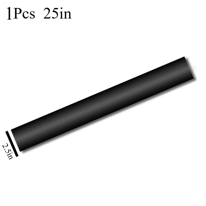 

1 2PC 25in Silicone Stove Gap Cover Heat Resistant Kitchen Counter Filler Seals Spills Easy Clean for Cooktop Oven чорний