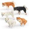 Pvc Realistic Shiba Inu Puppy Figure For Childrens Cognitive Play Animal Decor