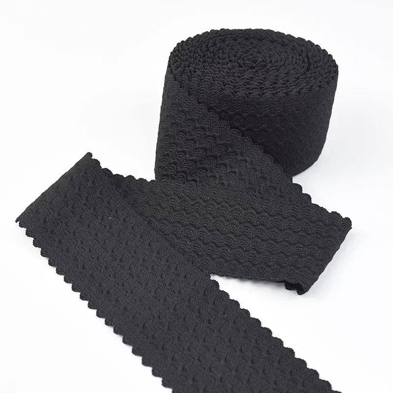 Meetee 2/5/10M Elastic Bands 40-70mm Width Rubber Ribbon for Skirt Waistband Spring Webbing Tape DIY Clothes Sewing Accessories