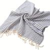 TURKISH Classical Series Beach Towel | 71 x 39 in | Extra Large Wearable Turkish Bath Towel | Premium Luxury Striped Linen