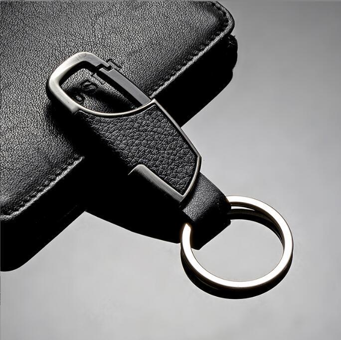 Men's Creative Leather Car Keychain Pendant
