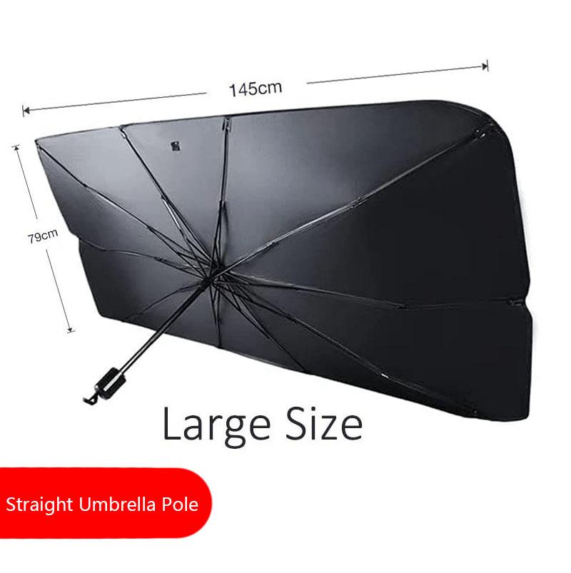 LEIBOO Car Sunshade Umbrella Car Sun Shade Protector Parasol Summer Sun Interior Windshield Protection Auto Shading Accessories