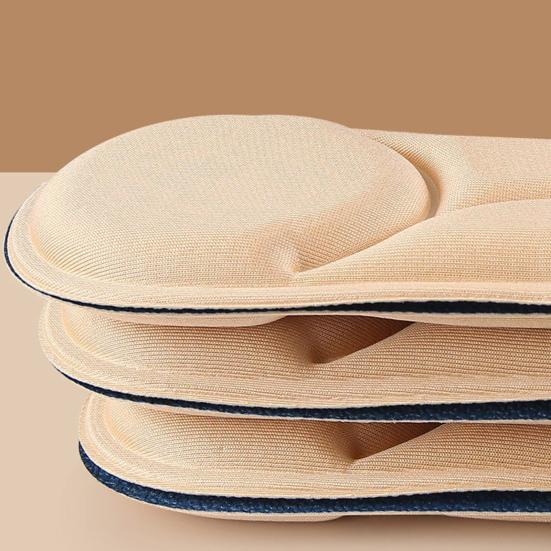 Unisex 5D Sponge Puff Sports Insoles Soft Absorption Pads Massage Insoles Arch Support Orthopedic Inserts for Running Basketball
