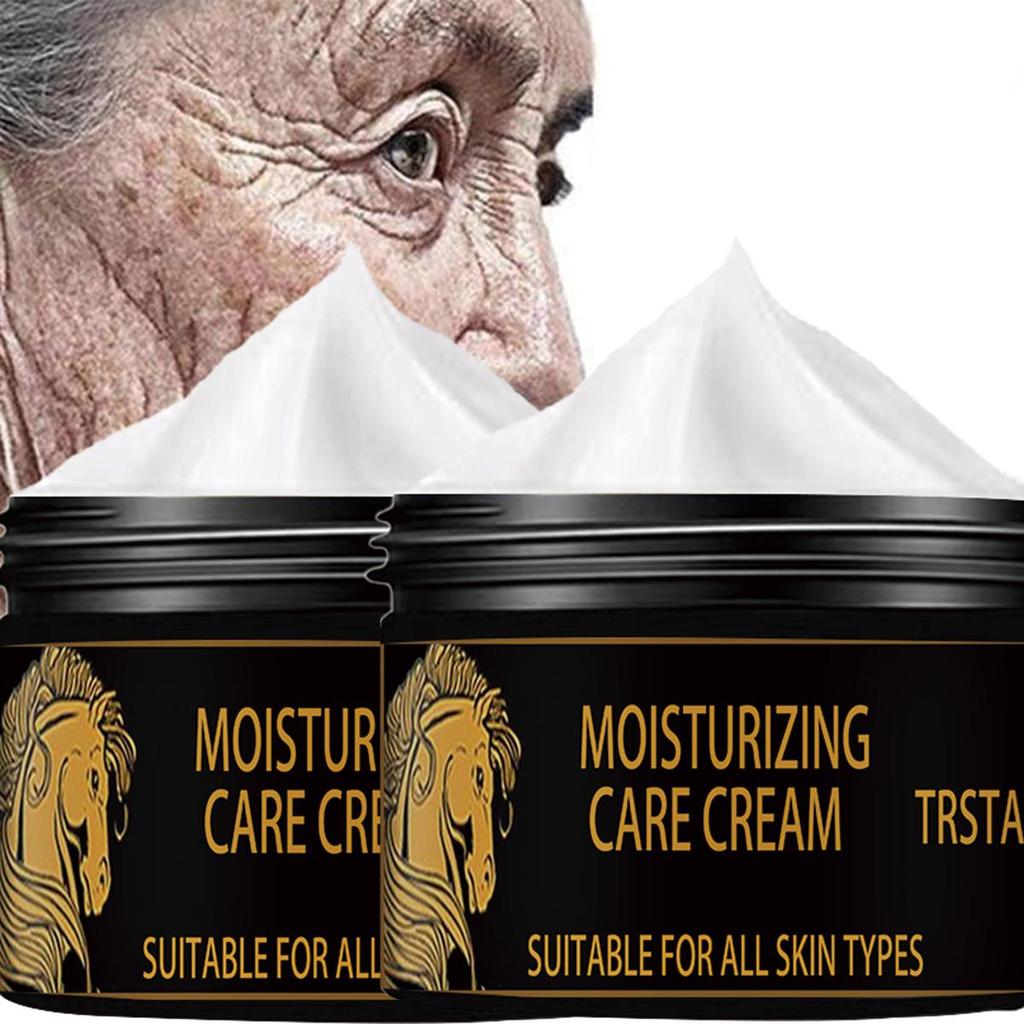 Hesteolje oppstrammende og reparerende øyekrem som bleker og lysner essens nærende ansiktshud anti-aldring ansiktskrem