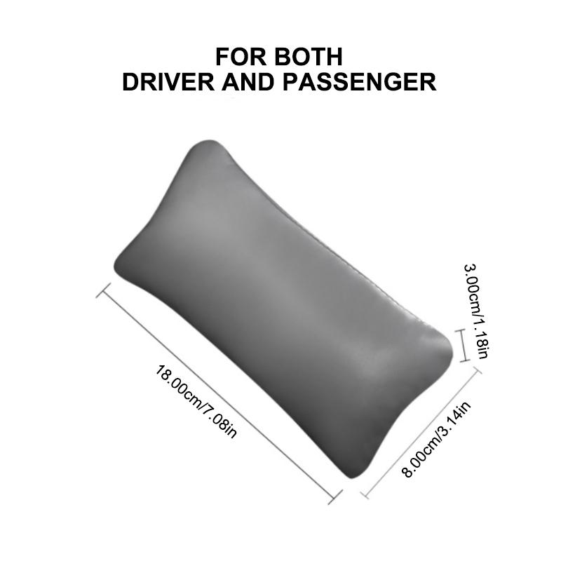 SEAMETAL Leather Knee Pad for Car Interior Pillow Comfortable Elastic Cushion Memory Foam Leg Pad Thigh Support Car Accessories