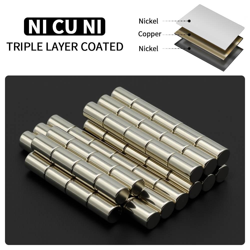 6x10mm Starker Neodym-Magnet N35 NdFeB Permanentmagnet Runder Superstarker Kühlschrankmagnet DIY