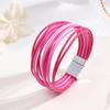 Bohemian Multi-Layer PU Leather Women's Bracelet - Fashionable & Versatile Wristband